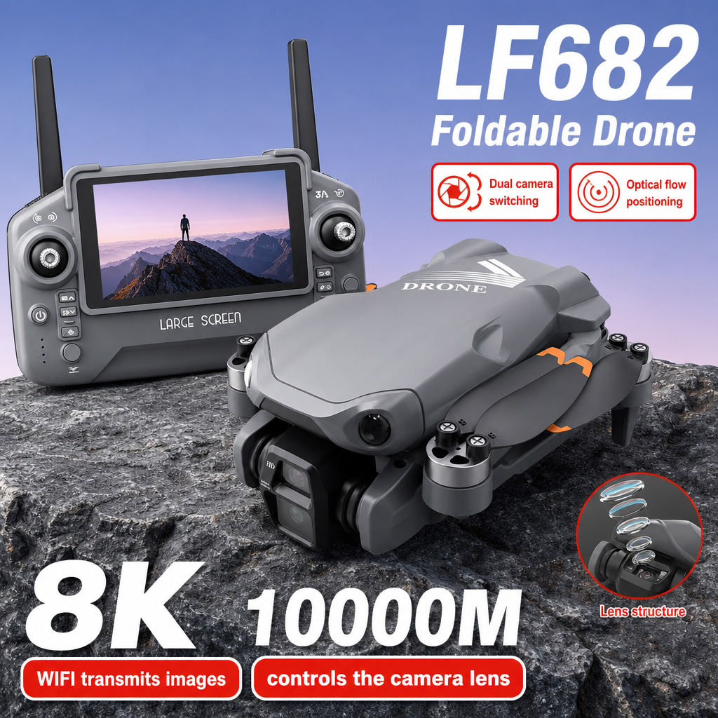 طائرة بدون طيار LF682 للتصوير  - مراجعة Dji Drone Mini 4 Pro وسعره